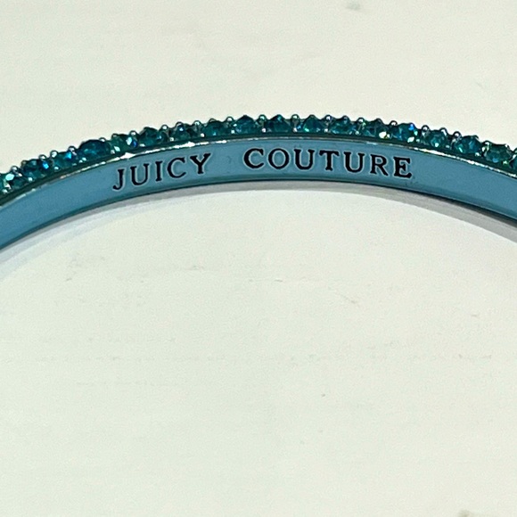 NWT Juicy Couture Colorful Pave Bangle—Aquamarine Blue - Picture 4 of 9